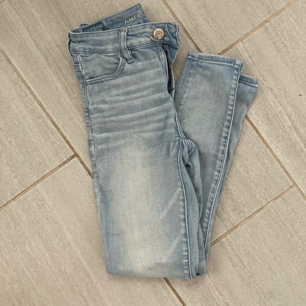 American eagle skinny jeans size 0